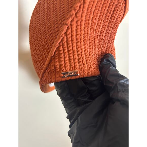 Victoria's Secret Pink Crinkle High-Waist Shortie Bikini Amber Clay Size L - Picture 12 of 13